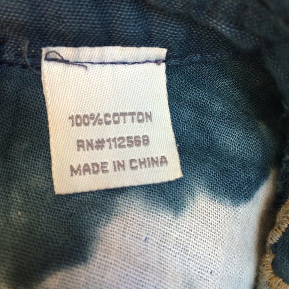 Miss Me Womens Sleeveless Embroidered Blouse Medium Blue Rhinestones Pearl Snap - Picture 5 of 10